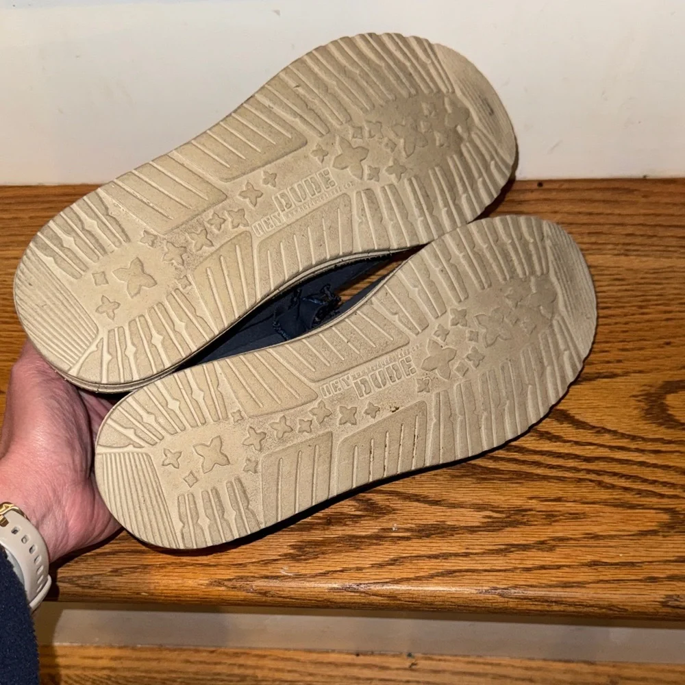 Hey‎ Dude Men's Dark Blue Loafers size 9